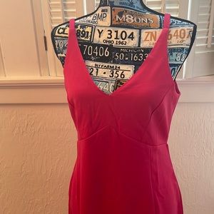 Strappy pink dress